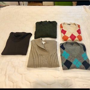 Lot of 5 Women’s Sweaters - Gap, Banana Republic